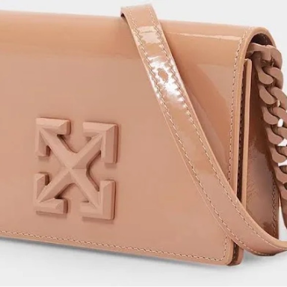 Off-White Jitney Patent Leather Shoulder Bag - Picture 9 of 13